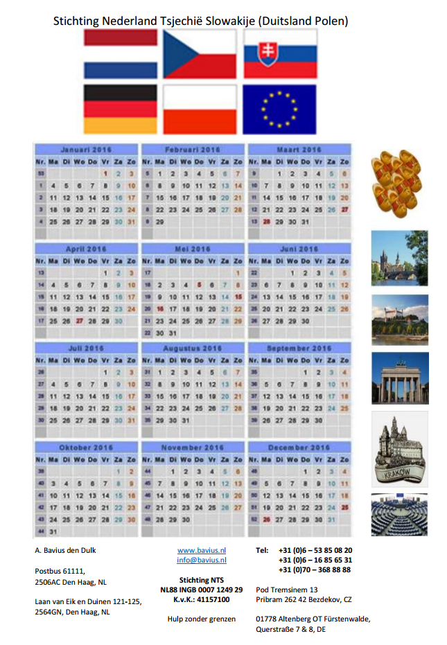 Kalender 2016